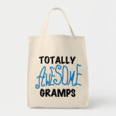 Blauw Volledig Geweldige Gramps T-shirts en gesche Tote Bag (Voorkant)