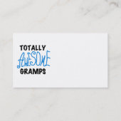 Blauw Volledig Geweldige Gramps T-shirts en gesche Visitekaartje (Achterkant)