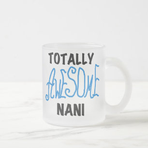 Blauw Volledig Geweldige Nani T-shirts en geschenk Matglas Koffiemok