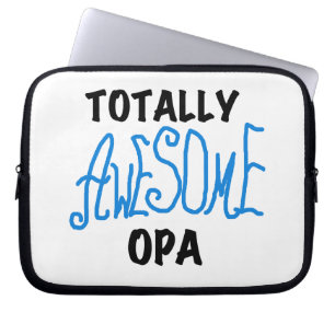 Blauw Volledig Geweldige Opa T-shirts en geschenke Laptop Sleeve