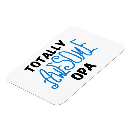 Blauw Volledig Geweldige Opa T-shirts en geschenke Magneet (Linkerzijde)