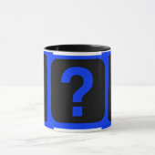 Blauw vraagteken Informatiegebied Mok (Midden)