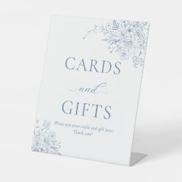 Blauw Vrijgezellenfeest Kaarten en geschenken Reclamebord Met Voetstuk