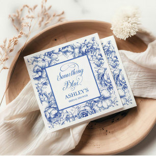 Blauw Vrijgezellenfeest van Floral Servet