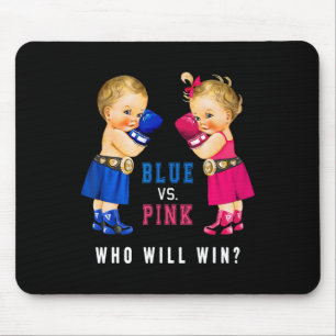 Blauw vs Roze Boksen Baby's Geslacht Onthullen Fee Muismat