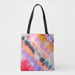 Blauw vuile kunst schilderen. Tie Dye Texture. PAA Draagtas