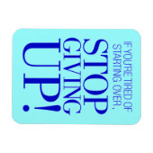 BLAUW WANNEER U ERVAN BEWUST BENT DAT U BEGINT MET MAGNEET (Horizontaal)