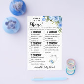 Blauw wat op uw kaart van het Spel van het Baby sh (Enkel)