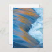 Blauw water abstract, Canada Briefkaart (Voorkant / Achterkant)