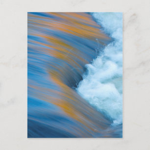 Blauw water abstract, Canada Briefkaart