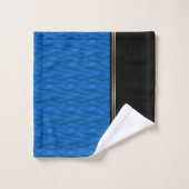 Blauw water bad handdoek (Wasdoekje)