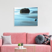 BLAUW WATER CANVAS AFDRUK (Insitu (Woonkamer))