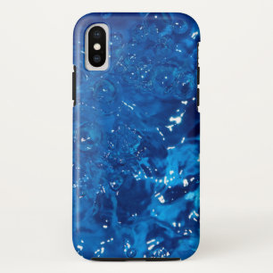 Blauw water iPhone x hoesje
