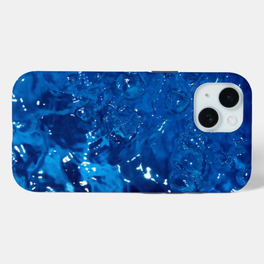 Blauw water Case-Mate iPhone case (Achterkant (horizontaal))