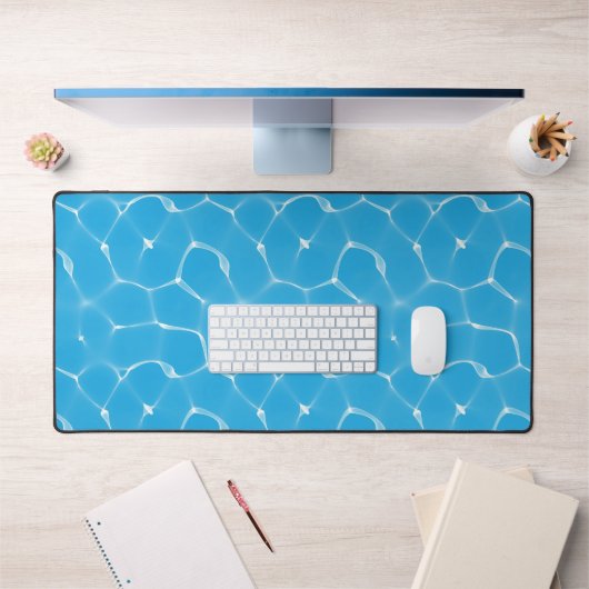 Blauw water caustics voor zwemmen Dream DeskM Bureaumat (Kantoor 1)