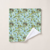  blauw water en Eucalyptus Bad Handdoek (Wasdoekje)