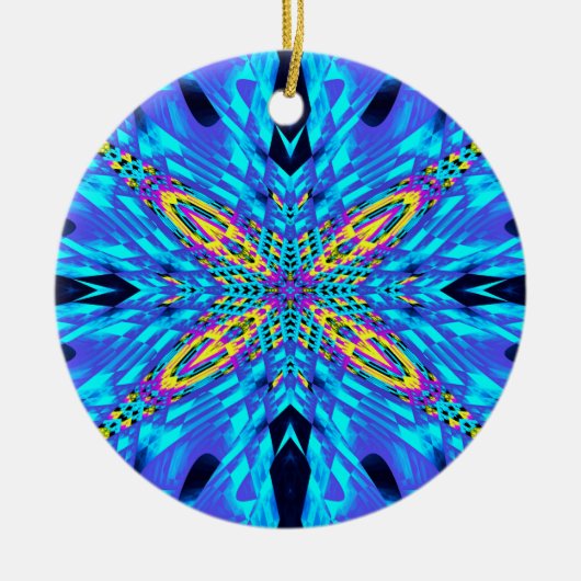 BLAUW WATER KERAMISCH ORNAMENT (Voorkant)