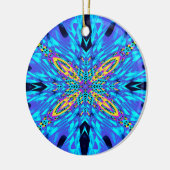 BLAUW WATER KERAMISCH ORNAMENT (Links)