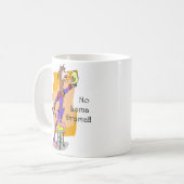 Blauw water koffiemok (Voorkant links)