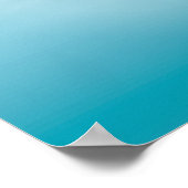 Blauw water poster (Hoek)