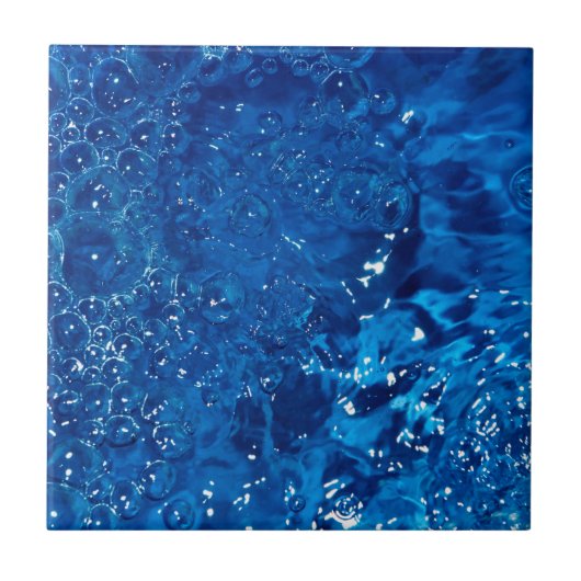 Blauw water tegeltje (Voorkant)