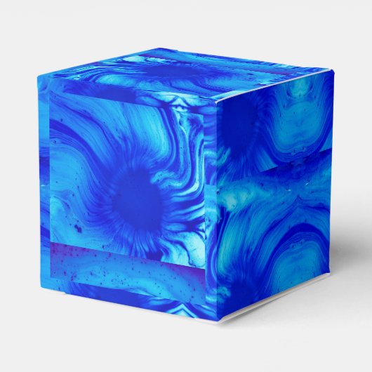 Blauw water werveling bedankdoosjes (Achterkant)