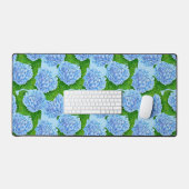 Blauw waterolieringspatroon bureaumat (Keyboard & Muis)