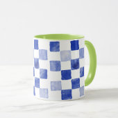 Blauw waterpalet mok (Voorkant rechts)