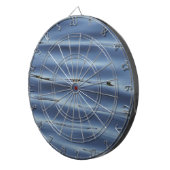 Blauw waterpatroon dartbord (Voorkant Rechts)