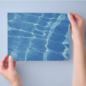 Blauw waterpatroon flyer (Hand)