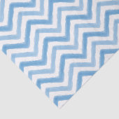 Blauw Waterverf Chevron-weefselpapier Tissuepapier (Detail)