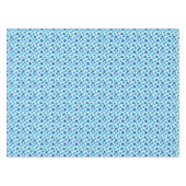 Blauw Waterverf - Schaalpatroon Tafelkleed (Voorkant (Horizontaal))