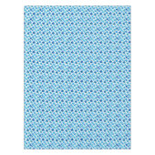 Blauw Waterverf - Schaalpatroon Tafelkleed (Voorkant)