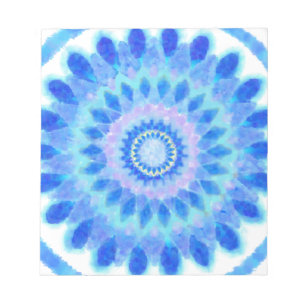 Blauw waterwiel notitieblok