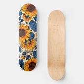 Blauw weiland skateboard (Voorkant)