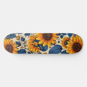 Blauw weiland skateboard (Horizontaal)