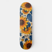 Blauw weiland skateboard (Voorkant)