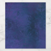 blauw wijn etiket (Enkel label)