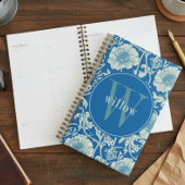 blauw William Morris Tapestry Monogram Planner