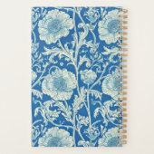  blauw William Morris Tapestry Monogram Planner (Achterkant)