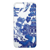 Blauw Willow Case-Mate iPhone Case (Achterkant)