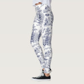 Blauw Willow Design-Leggings Leggings (Links)