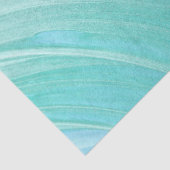 Blauw Windswept Paint Tissuepapier (Detail)