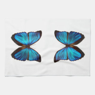BLAUW WINGE BUTTERFLES handdoek