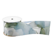 Blauw Wit Bloemen Waterverf Chic Lint (Spoel)