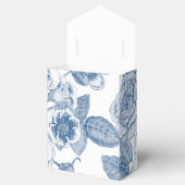 Blauw Wit Bloemenfeest Favoriet Box Bedankdoosjes (Geopend)