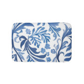 Blauw & Wit Bloemontwerp | Chinoiserie Pattern Badmat (Voorkant)