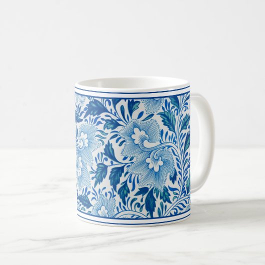 Blauw-wit Chinoiserie Chic Mok (Voorkant rechts)
