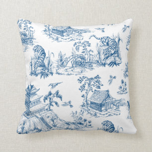 Blauw & Wit Chinoiserie Kussen