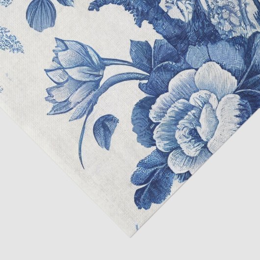 Blauw & Wit Chinoiseries Decoupage Tissuepapier (Detail)